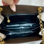 Salvatore Ferragamo Vintage Brown Leather Chain Bag Photo 11