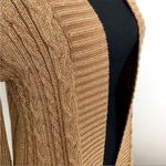 Charter Club Metallic Gold Cable Knit Cardigan SP Photo 4