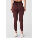 Alo Yoga Airlift High-Waist 7/8 Line Up Legging Cherry Cola XS Photo 1