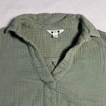 Three Dots Women's Collared Gauze Shirt Dress Size Small Knee Length Breathable Photo 3