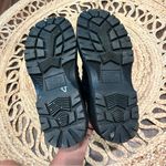 Skechers  Black Sneakers with Chunky Sole and Leather Upper women’s 10 Photo 2