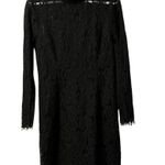 Charlie Paige  Women Long Sleeve Dress‎ Size Small Black Lace Layers Zip Formal Photo 0