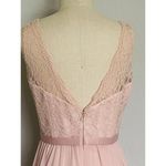 Morilee by Madeline Gardner Blush Pink Lace Long Gown Dress Size 10 Photo 9