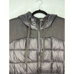 Bernardo  Long Quilted Hooded Zip Vest Women's Plus Size 2X Black Warn NWOT Photo 1