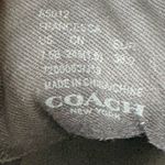 Coach Women’s Lace Up Sneaker Shoes Size 7.5 B Black Gray Signature Print Photo 9