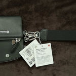 Lululemon  Dual Pouch Wristlet Black Leather  Photo 1