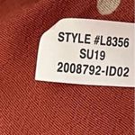 Madewell Dress Womens Medium Orange White Polka Dot Heather Button Front Casual Photo 7