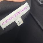 Amanda Uprichard ‎ Black 3/4 Sleeve Cocktail Party Dress Size Large Photo 3