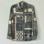 Reiss Kristen Light Ground Ditsy Shirt Blouse Green Cream NWOT 6 Photo 1