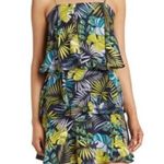 Sam Edelman Tiered Mini Dress Blue Multi Size XL NEW with Tag Photo 5