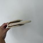 Vintage La Regale Ivory Cream Beaded Sequin Clutch Double Flap Bag Photo 4