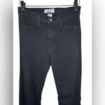 Judy Blue High Waist Raw Hem Flare Jeans Size 25 Black Photo 2