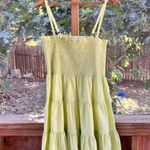 Steve Madden Women's Bright Yellow Smocked Mini Dress Size XL. NEW Photo 2