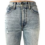 Abercrombie & Fitch  Acid Wash 90's Skinny High Rise Distressed Denim Jeans Sz 24 Photo 3