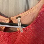 Free People  lined crochet open back sleeveless mini dress in coral Photo 3