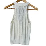 Anthropologie Pilcro Cable-Knit Sweater Tank in Cream Button Front, Size XS Photo 8