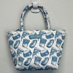 Betsey Johnson | Blue & White Food Lunch Bag Photo 0