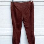 Sundance Womens Pants Luxe Dreams Leggings Brown Faux Suede 4 Petite 4P Photo 3