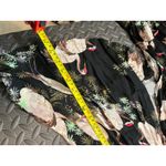 ZARA ‎ Woman Women's Kimono Wrap Black Crane Hi Low Dress Blogger Favorite Medium Photo 11