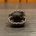 Paparazzi NWOT DONT DWELLER ON IT - BLACK STONE SILVER RING - Photo 5