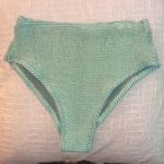 Bound By Bond Eye Bound by Bond-Eye Sonny Crop and Palmer Brief Bikini Set in Green Mint Lurex Photo 8