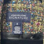 Jones New York Tweed Blazer Jacket Multicolor Wool Blend Sz 4 Photo 4