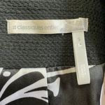 Classiques Entier  Dress Coat 3/4 Sleeve Jacket Black Textured Cotton‎ Photo 8