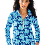 Lilly Pulitzer  Skipper Elephant Printed Popover Pullover Photo 0