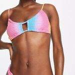 ASOS Ombre Crinkle Cut Out Bikini Photo 1