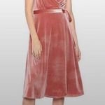 Ali & Jay NWT  Velvet Wrap Midi Dress Pink Photo 0