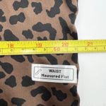 Vintage Y2K Lord & Taylor Silk Brown Leopard Printed Shirt Top Size 14W Photo 7