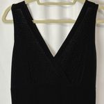 Fashion Bug Vintage Y2K Black Sleeveless Velvet Maxi Babydoll Dress Vamp Whimsigoth Size 10 Photo 3