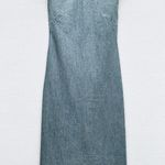 ZARA NWT Denim Dress Photo 1