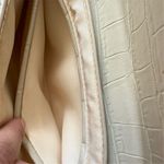 ZARA Women's Off White Croc Embossed Baguette Shoulder Bag Photo 6