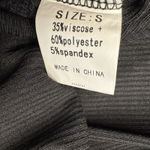 Missufe Miss You Forever Black Small ribbed Cute Puff Shoulder‎ sleeves bodysuit Photo 2