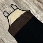 Vintage 1990s color block mini dress Photo 1