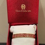House of Harlow 1960 | Greek Motif Bangle Bracelet Red Photo 1