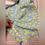 Liz Claiborne VINTAGE LIZSPORT FLORAL SKORT PASTEL BLUE GREEN SZ 8 Photo 3