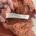 Free People Large Boho Short Dress Rust Bohemian Hippie Vacation Photo 9