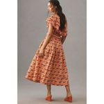 Anthropologie NWT Devotion Twins Kotronas Skirt A-Line Cotton Midi Size Medium Photo 2