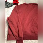 We Wore What  burgundy wellness club crew neck sweatshirt XL Photo 10