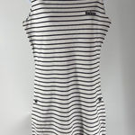 Barbour Navy Striped Sleeveless Dress – Nautical Cotton Jersey Tank Dress Photo 0