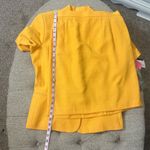 Vintage Skirt Suit‎ Yellow Size 10P Photo 9
