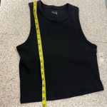 Aerie NWT  OFFLINE Ribbed Tank Top Black Modal Women’s Size L Photo 5