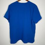 FIGS Catarina one pocket scrub top Royal Blue V neck technical collection Sz XXL Photo 2