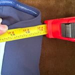 Fame and Partners NWT Navy Blue Mermaid Spaghetti Straps Cross In Front SZ 6 Photo 15