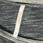 Free People Space Dyed Gray Long Sleeves High Side Slits To The Max Tunic Small Photo 3