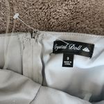 Crystal Doll  Glitter Gray Strapless Dress SIZE 9 Photo 3