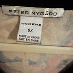 Peter Nygard  Graffiti Abstract Floral Colorful Snap Cardigan Plus Size 0X Photo 4