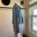Levi's Vintage Y2K Light Wash Cotton Denim Heart Button Jacket Size Medium Photo 3